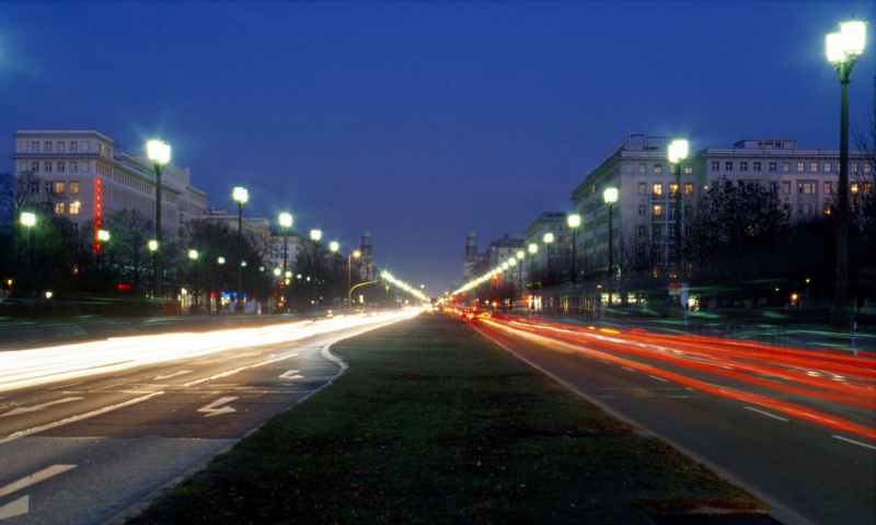 Street lights, city lights, night lights 