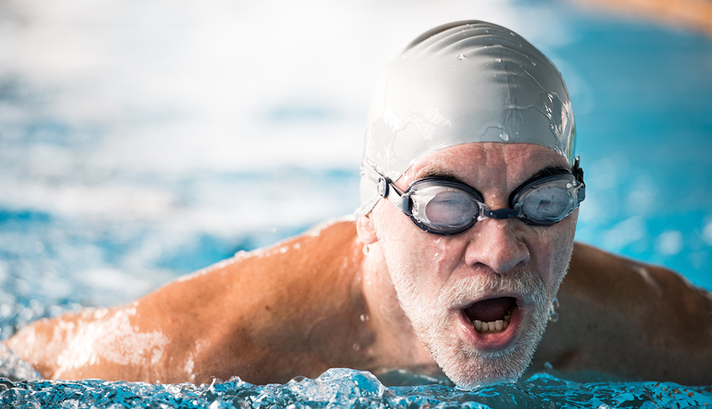 Man swimming
