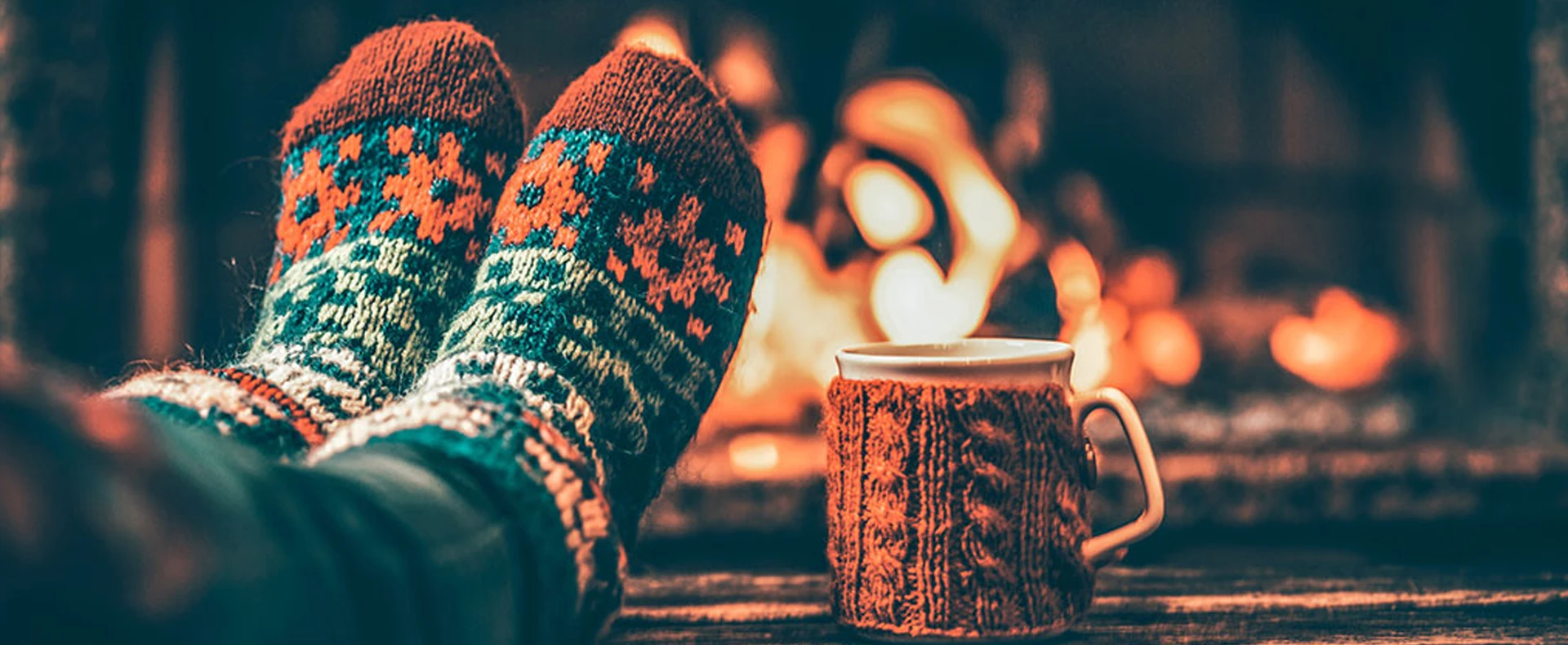 Toes by fire
