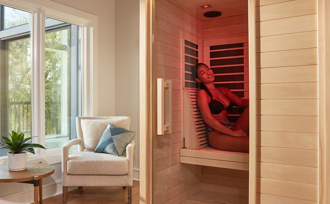 Person in Sauna