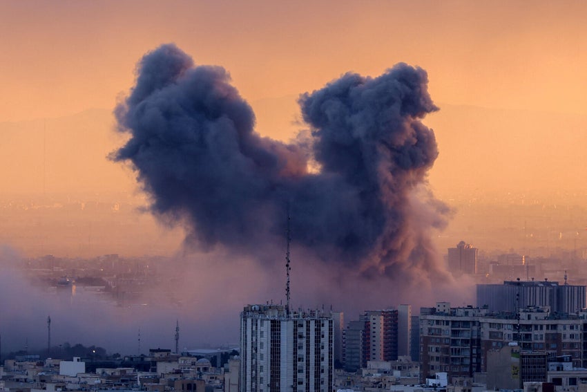 Airstrikes in Iran as hostilities in the Middle East escalate.
