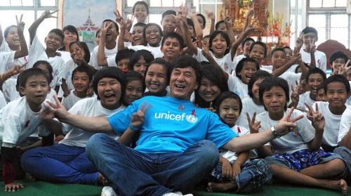 Jackie Chan UNICEF Goodwill Ambassador