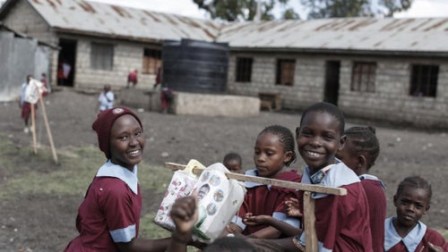 Kenyan school girls