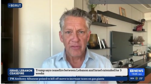 Man in room talking to camera