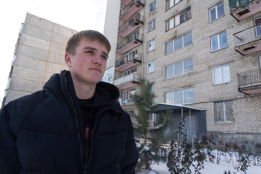 At 16 years old, Tymofii, has been living and studying in Poland due to the ongoing war.  