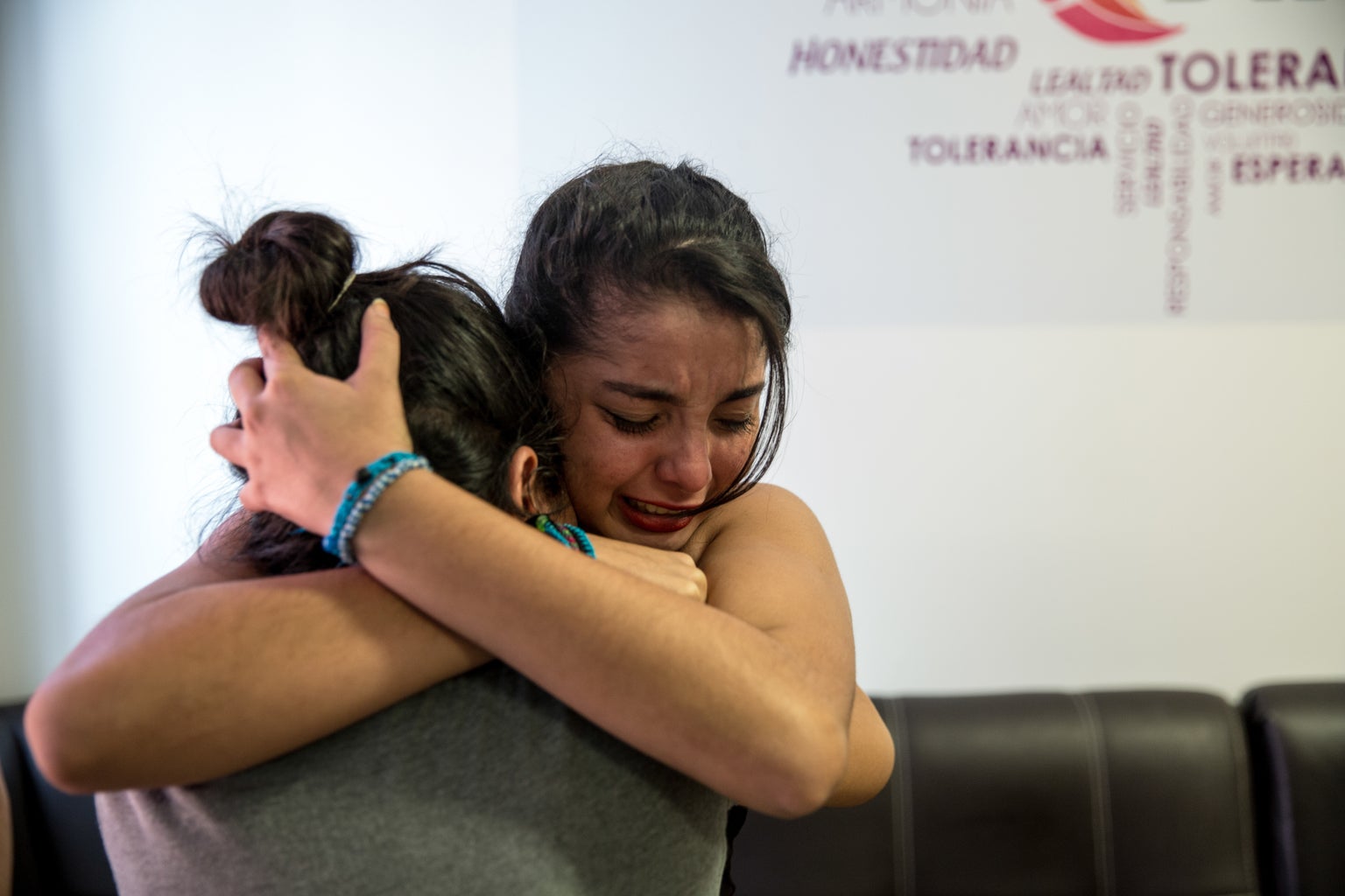 Graciela cries before leaving the shelter to go back home. The girls make new friends while at the shelter and become very emotional when they leave.