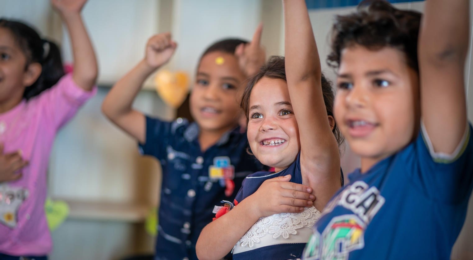 School children in Jordan