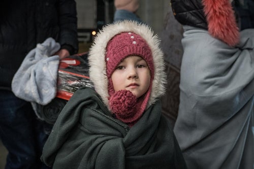 Girl in beanie and scarf