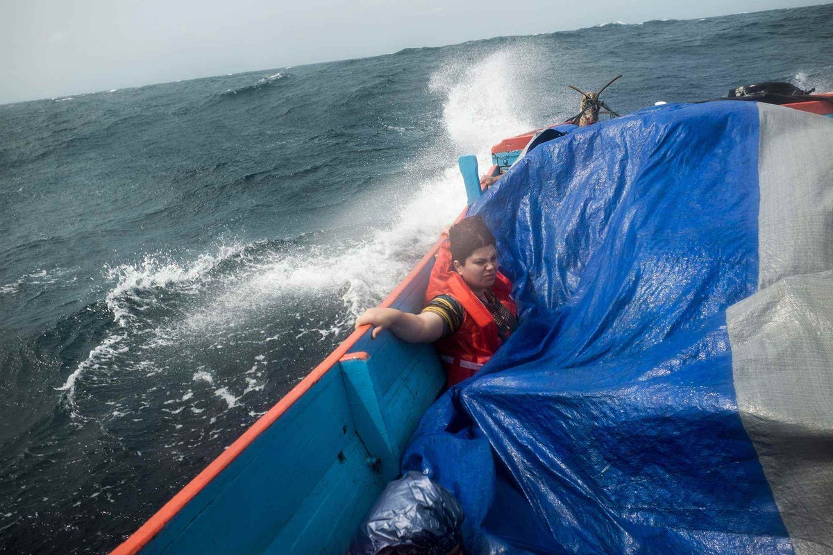 In 2013, this young asylum seeker tried to make his way from Indonesia across the dangerous seas to Australia. 