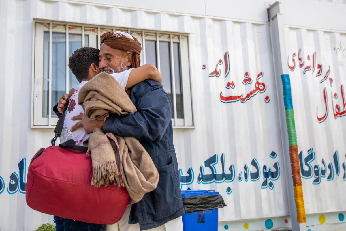 A young boy and his grandfather reunite in Afghanistan