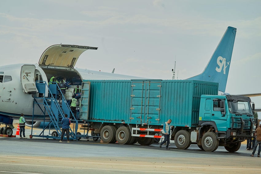 Supplies for infection prevention and control arrive in the DRC in May 2026, including disinfectants, soap, personal protective equipment, and water purification tablets.