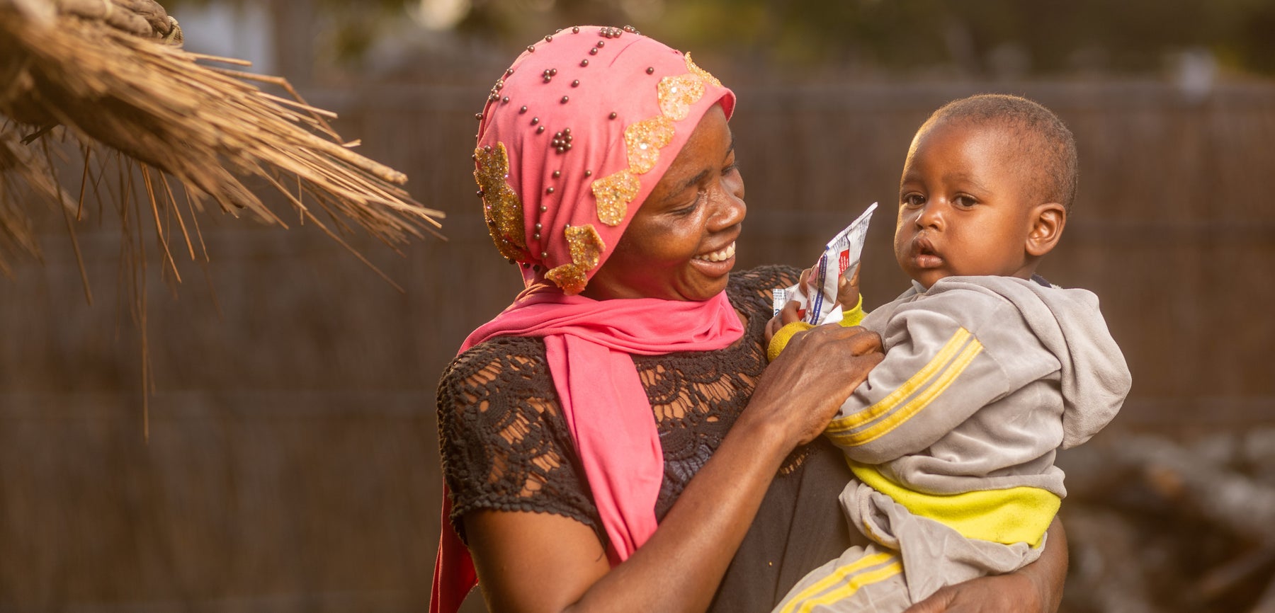 Daniel, almost 2 years old, has no recovered from malnutrition