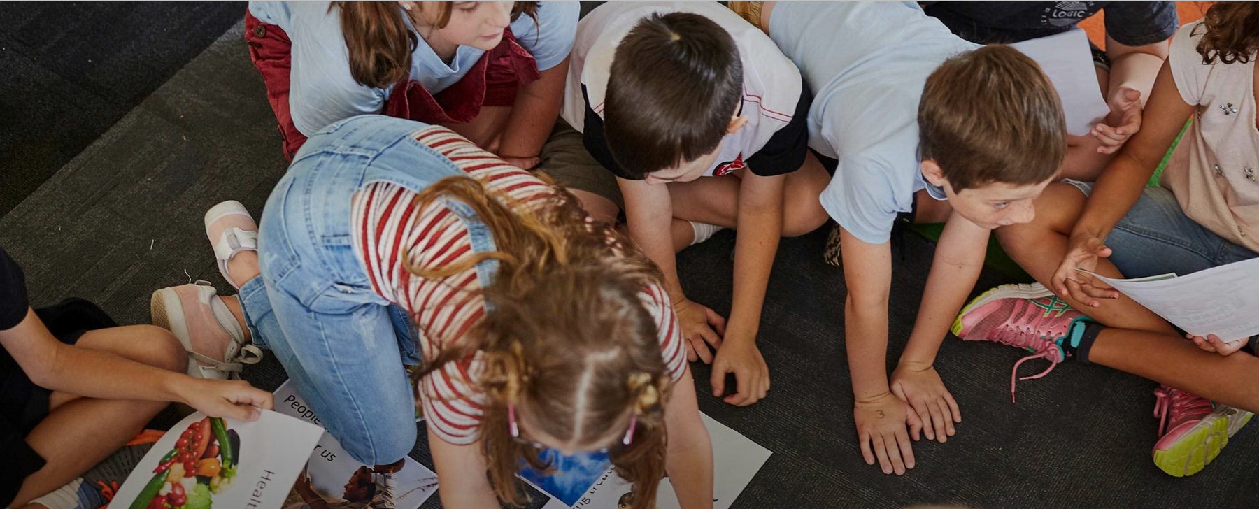 Children working together
