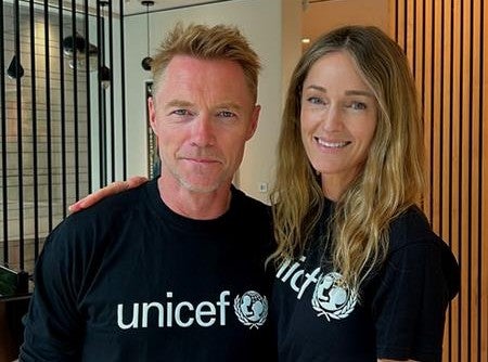 Ronan and Storm Keating UNICEF Australia Ambassadors