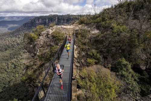 Running in the Blue Mountains