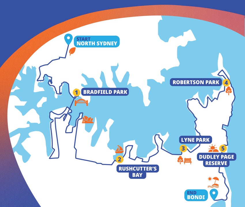 Map of course