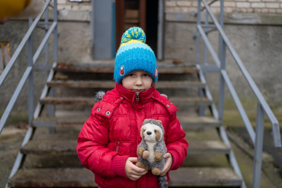 Six-year-old Anya dreams of one day being able to go to school.  