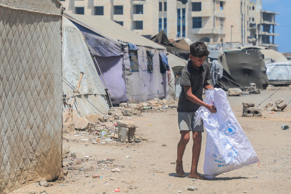 At 13-years-old, Mohammed has been displaced more than 20 times in the past two years. 