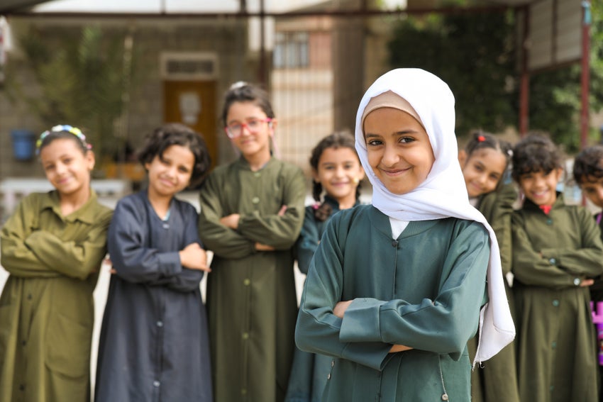Girls in Yemen empowered at a school