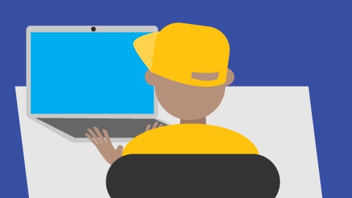 Illustration of online gaming