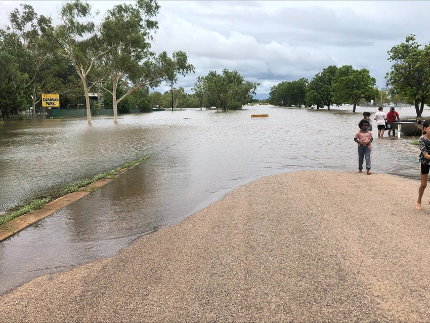 Flooding at Fitzroy Crossing, Western Australia