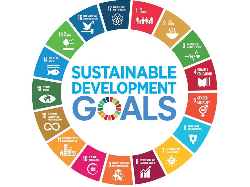 Sustainable Development Goals wheel