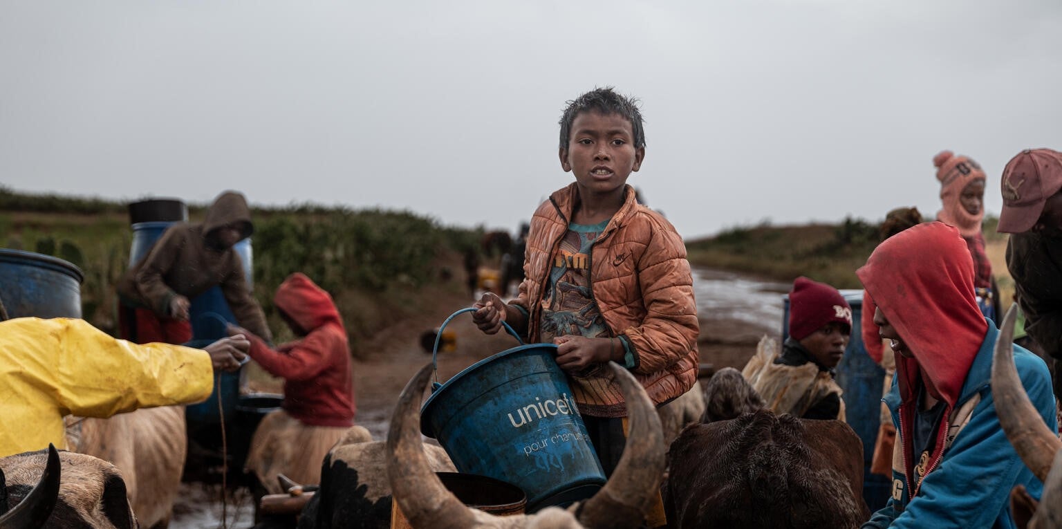 A young boy from Madagascar.