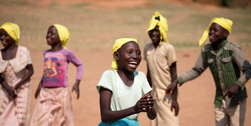 Burundi teens singing and dancing