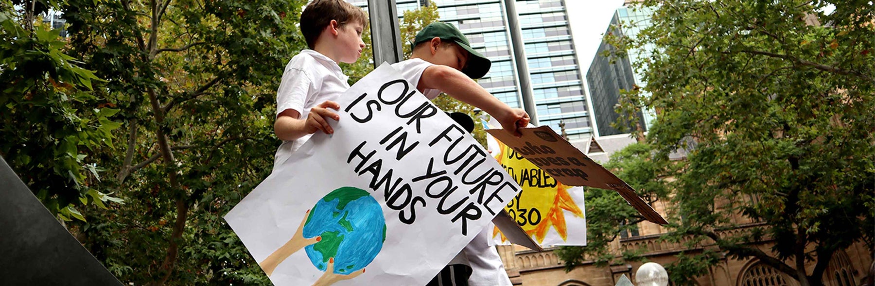 Climate change rally