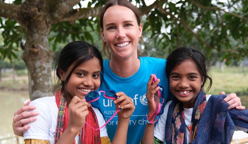 Emma McKeon in Bangladesh