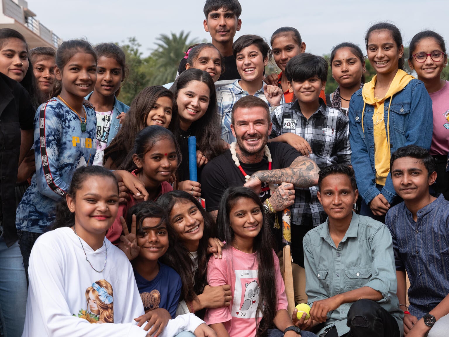 UNICEF Global Ambassador, David Beckham in India 