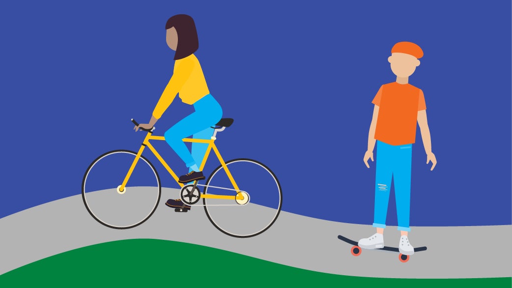 A mother taking a picture