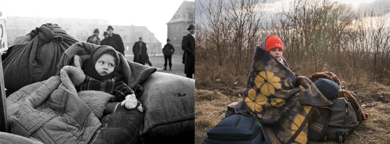 Then and now - war in Europe