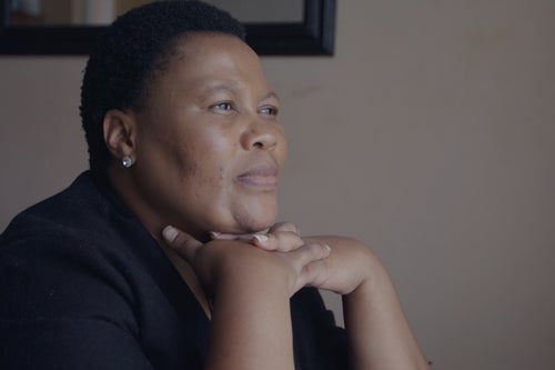 Zanele nurse, fighting covid-19 pandemic