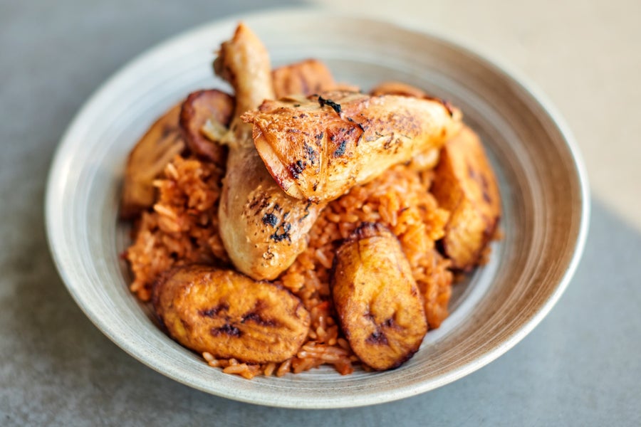 Jollof rice recipe. 