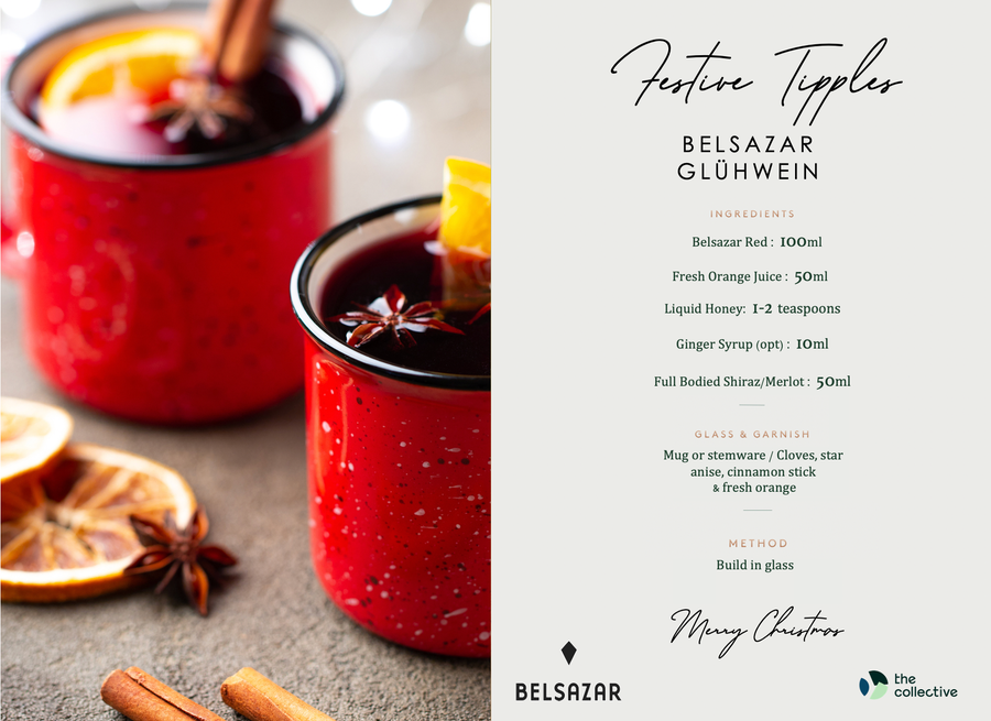 Mulled wine, winter cocktails