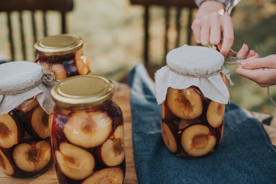 Homemade jams and preserves