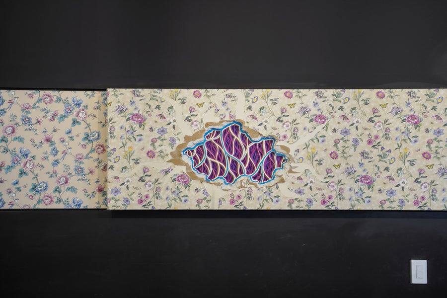 Paper sculpture named Pulp-a-Diddlation by Charles Clary, at The Collective Paper Factory, Long Island City.