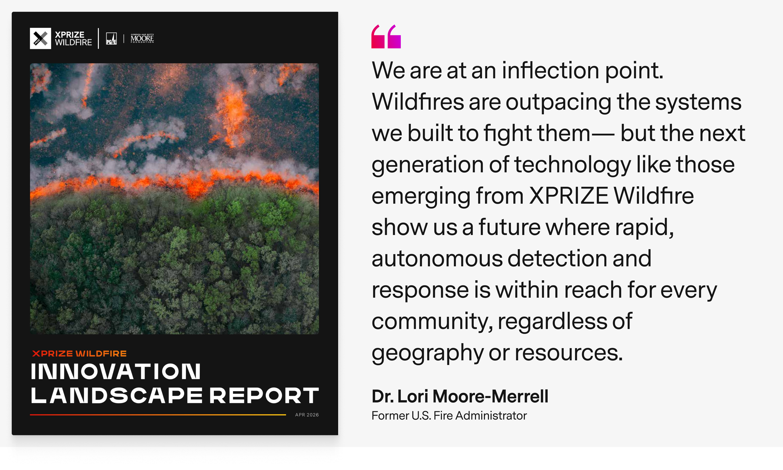 Image of report cover with pull quote.