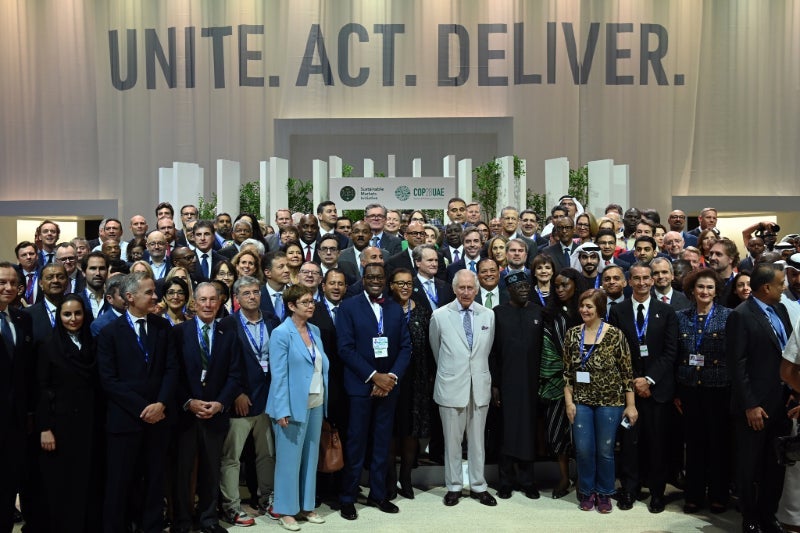 A group of world leaders at COP 28