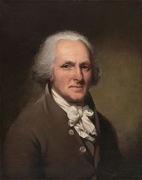 Charles Willson Peale, self-portrait, oil on canvas, 1791, National Portrait Gallery, Washington, D.C. (Wikimedia commons)