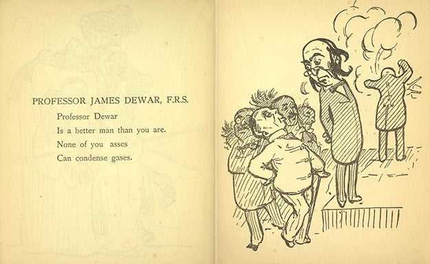 James Dewar, clerihew, by E.C. Bentley and G.K. Chesterton, 1905 (University of Toronto Libraries on archive.org)