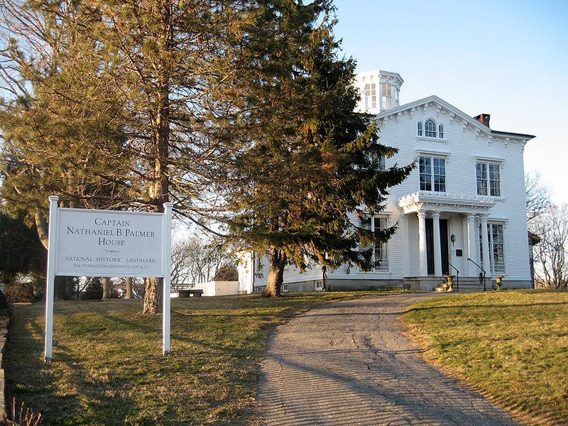 Captain Nathaniel B. Palmer House, National Historic Landmark, Stonington, Conn. (Wikimedia commons)