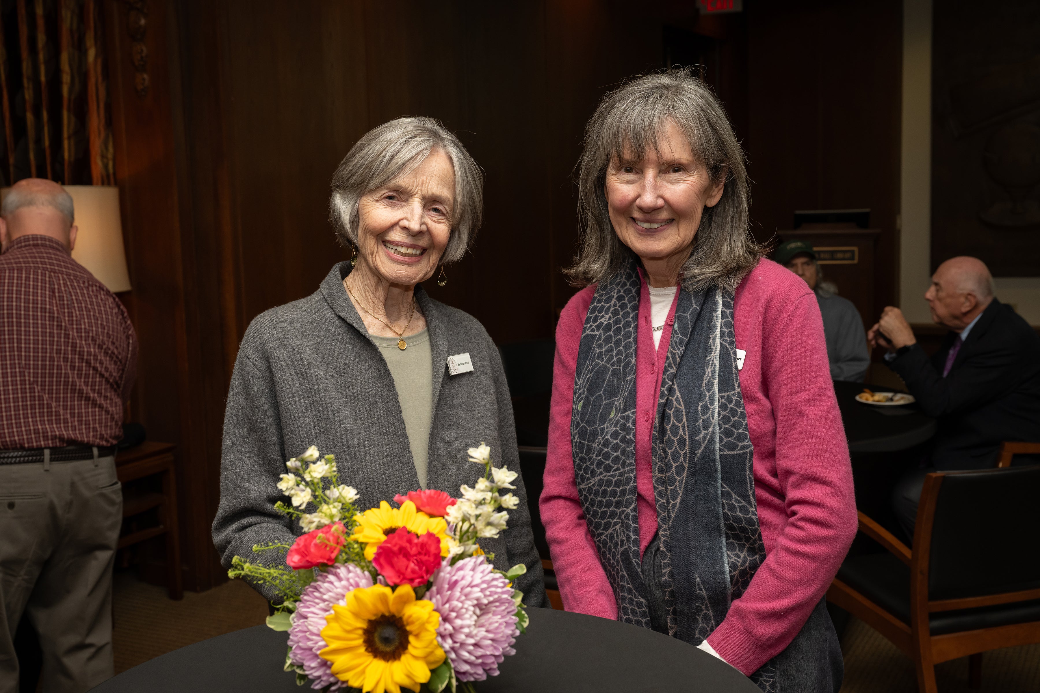 Members of The Linda Hall President's Circle at a pre-lecture reception