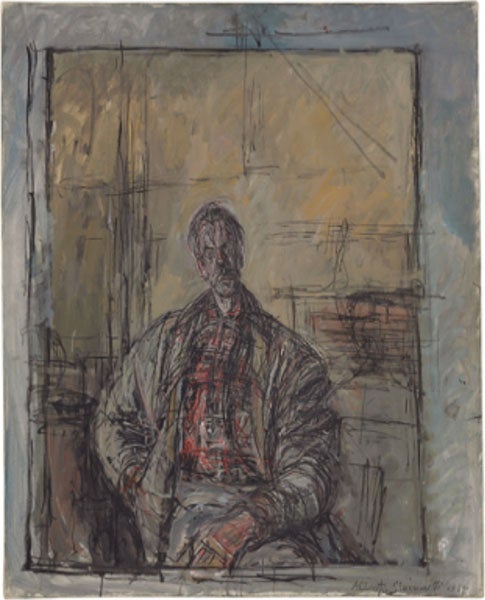 Portrait of Diego Giacometti, oil on canvas, by Alberto Giacometti, 1954, private collection (foundation-giacometti.fr) 