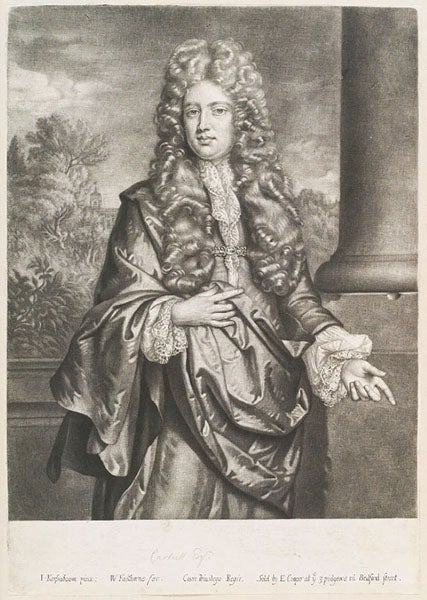 Portrait of Thomas Shadwell, mezzotint, engraved by William Faithorne, Jr., late 17th century, National Portrait Gallery, London (npg.org.uk)