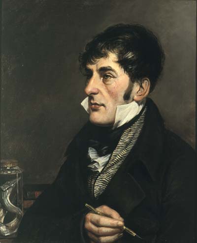 Portrait of Charles Alexandre Lesueur, oil on canvas, by Charles Wilson Peale, 1817-18, Library, Academy of Natural Sciences of Philadelphia, Drexel University (photo provided by Robert Peck)