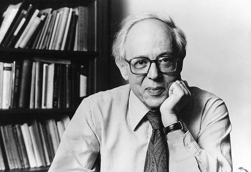 The historian Abraham Pais, undated photograph, American Institute of Physics Library archives (AIP_Library on twitter.com)