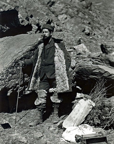 Photograph of Frank Meyer in China (USDA National Agricultural Library)