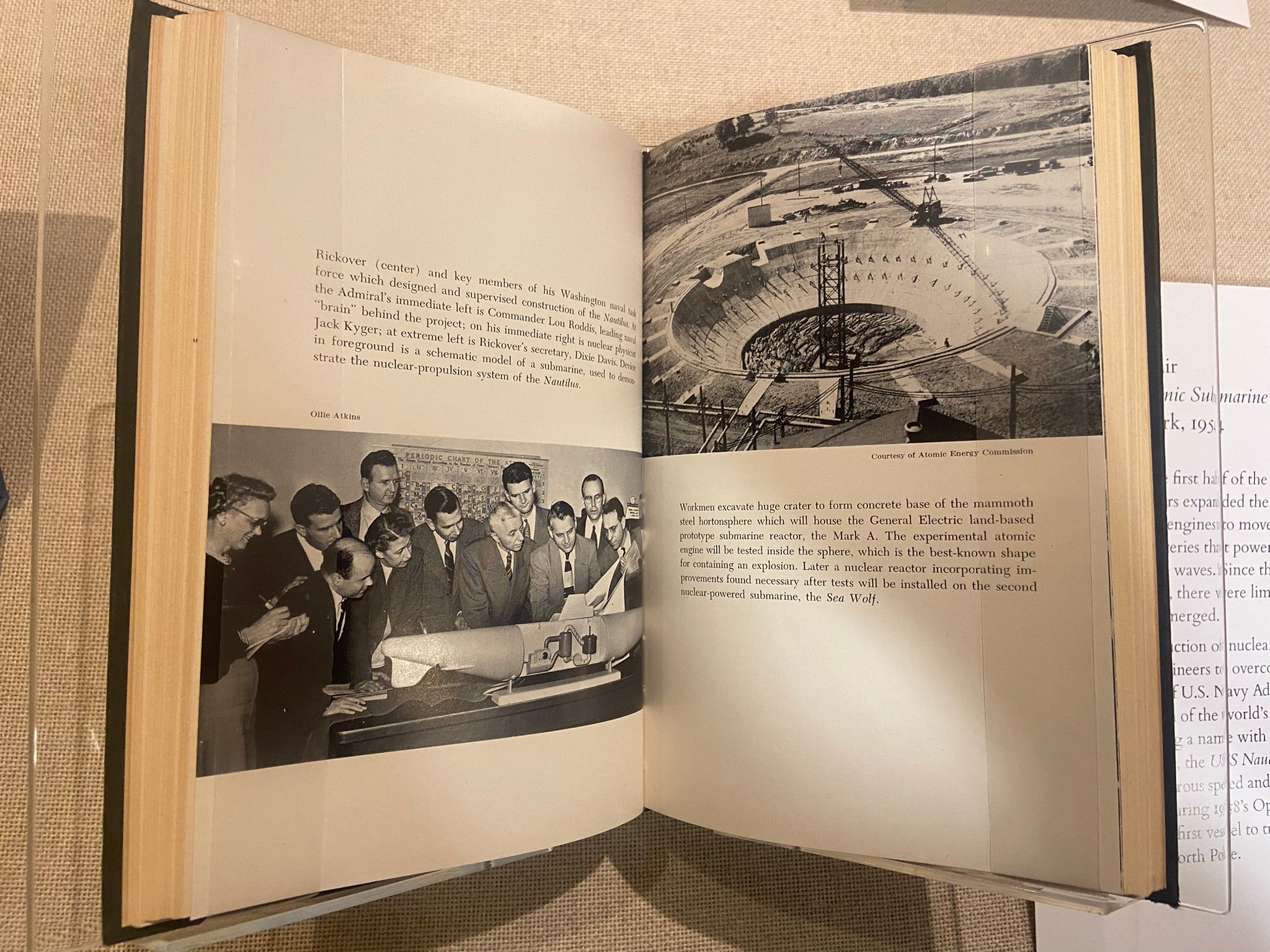 Photo of a book by Clay Blair, The Atomic Submarine and Admiral Rickover